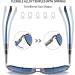 Joopin Polarised UV Protection Al-Mg Metal Sunglasses for Men Women - Gradient Blue - Buy Online on GoSupps.com