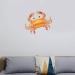 ORFOFE Retro Decor 1Pc orange balloons treadmills home decor ocean ornaments bike Hanging Decor wall hanging Crab pedal Orange 25x15cm - Buy Online on GoSupps.com