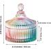 Large Body Powder Puff and Powder Container Crystal Case for Dust Puff Powder applicator with Box for Face and Body (colorful) - Buy Online on GoSupps.com