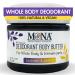 MONA BRANDS All Natural Deodorant Body Butter for Whole Body & Intimate Parts | Deodorant Cream for Women Men and Teens | Aluminum Free | Lavender & Lemon 2 oz Lavender & Lemon 2 Ounce (Pack of 1)