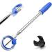 Telescopic Golf Ball Retriever with Spring Release Head - Blue 9ft | Locking Clip, Grabber Tool, Golf Accessories - Perfect Gift for Men - Buy Online on GoSupps.com