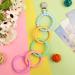 Ainiv Pearl Bite Ring Bracelets - Silicone Baby Dental Aid Toys 3+ Months | BPA-Free Sensory Molar Teething Accessories (5pcs) - Buy Online on GoSupps.com