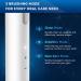 Simple Plus+ Ultrasonic Electric Toothbrush for Adults - 3 Modes, 90 Days, 37000VPM - Rechargeable Toothbrush with 5 Replacement Heads and Smart Timer - Buy Online on GoSupps.com