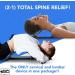 2-in-1 Back and Neck Stretcher for Pain Relief - Chiro Board for Spinal Alignment and Cervical Traction - Back Cracker and Neck Popper Combo - Buy Online on GoSupps.com