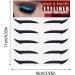 Glitter Eyeliner Stickers | Sparkle Instant -Adhesive Eyeliner Stencil 5 Pairs Makeup Eyeliner Stickers Sticker Eyeliner for Eye Makeup Tool Eyeliner Tool Black (Five Pairs) - Buy Online on GoSupps.com