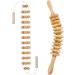 Wood Massage Roller - 360 Curved Muscle Relief Tool | 12 Roll Back Massage Rope for Pain Relief & Body Shaping - Buy Online on GoSupps.com