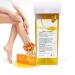 2 Honey Wax Cartridges & 100 Paper Strips | Gentle Hair Removal & Depilation | Soft Warm Wax Rollers - 100 ml - Buy Online on GoSupps.com