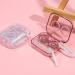 Clyhon 2PCS Contact Lens Case Set with Tweezers & Suction Cup - Transparent Travel Container for Outdoor Activities - Buy Online on GoSupps.com