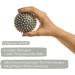 Librasana Massage Balls Set - 2 Hedgehog Balls 7.5 cm Different Hardness for Targeted Body Massage - Gray Tones - Buy Online on GoSupps.com