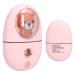 Pink Portable Hydrating Beauty Sprayer for Skin Moisturizing Nano-Level Hydration Elegant Design 35ml Tank Capacity Warm Night Lighting