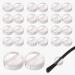 Curded 12 pair of anti -slip glasses ear pads glasses ear hooks glasses ears silicone glasses ear pillow silicone anti -slip covers for glasses bars as a stopper of the glasses ironing ends
