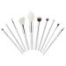 Buy Jessup 10-Piece Professional Makeup Brush Set - Pink & White/Silver | Essential Beauty Tools for Flawless Makeup Application - International Shipping Available - Buy Online on GoSupps.com