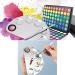 Angzhili Stainless Steel Makeup Mixing Palette with Spatula Tool - 6x3.9 inches | For Foundations, Lipsticks, Eye Shadows, Pigments, Lash Adhesive, Nail Art - Buy Online on GoSupps.com