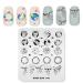 KADS Nail Art Stamping plate Nail Template Nail Art Design Tool Nail DIY Design Image Plate (ZO010)