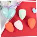 Housoutil 9 Boxes Heart-Shaped Makeup Sponges - No Crease Puff Applicator for Foundation & Skin Care | Hydrophilic Polyurethane | International Shipping Available - Buy Online on GoSupps.com