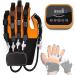 Self-Training Rehabilitation Robot Gloves Finger and Hand Function Rehabilitation Trainer Hand Exerciser for Dementia Arthritis Stroke Hemiplegia Patient Left-M M Left
