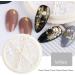 GZMAYUEN Metallic Nail Beads & Pearls Set - Silver, Rose Gold, Black - 0.8mm Half Circle Beads, 1.5-4mm White Pearls - Nail Art Decoration - Buy Online on GoSupps.com