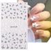 Daisy Embossed 5D Nail Art Stickers - Spring Flower & Rabbit Design | Self-Adhesive Decor for Women & Girls - 3 Sheets - Buy Online on GoSupps.com