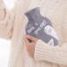 Bncxdc Cat-Gray Hot Water Bottle 350ml - Durable Rubber Mini Water Bag with Cloth Cover for Warmth, Strong Sealing for Hands, Neck, Waist - Buy Online on GoSupps.com