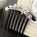 PATKAW Imitation Pearl Hair Comb - Hair Side Combs Crystal Headdress Floral Rhinestone Bride Hair Accessories - Small French Side Hair Comb Clips for Women Decorative - Buy Online on GoSupps.com