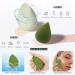 Premium Makeup Sponge Egg Latex-Free Makeup Puff Beauty Foundation Blend Sponge Wet and Dry Multifunctional Professional Makeup Tools Safe to Use on Your Skin Beauty Blender (Green) - Buy Online on GoSupps.com
