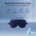 100% Natural Mulberry Silk Eye Mask for Sleeping | Adjustable Sleep Mask for Women & Men | Includes 4 Pairs of Ear Plugs & Travel Pouch | Navy Blue - Buy Online on GoSupps.com