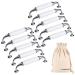Creatwls 10pcs European art ceramic cabinet handle furniture door zu pulling closet cupboard drawer handle knob button furniture handle door handle bedroom door kitchen furniture door buttons