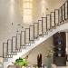 Metal Stair Handrail with Tempered Glass - Villa Wrought Iron Stair Railing Indoor Light Luxury Style Staircase Hand Rail Can Be Installed Independently Balcony Black 95cm/3.1ft - Buy Online on GoSupps.com