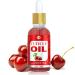 Cuticle Oil for Nails 30ml Cherry Nail Oil Cuticle Jojoba Nail Cuticle Oil Contain Vitamin B & E Moisturizes Cuticle and Nail's Skin Strengthens Nails Prevents Hangnails and Chapped