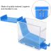 Ankroyu 4-Part Gutter Roller Dispenser & Toothpaste Holder - Press Type Home Use - Blue - Buy Online on GoSupps.com