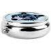 Fierce Wolf Head Round Pill Box - 3 Compartment Portable Organizer for Travel & Purse - Buy Online on GoSupps.com