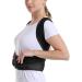 Back Support Back Brace Lumbar Support Shoulder Posture Corrector Scoliosis Back Brace Full Back Support Belt Adjustable Back Support Belt(Medium) Medium Black - Buy Online on GoSupps.com