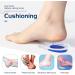 Gel Heel Pillow - Silicone Heel Cushion for Plantar Fasciitis | Jaubs - Men & Women (EU 35-39 2 Pairs) - Blue S - Buy Online on GoSupps.com