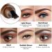 Lightsbetter Waterproof Brow Pen 2pcs Lightbetter Eyebrow Pen Natural Eyebrow Pen Lightsbetter Microblading Eyebrow Pencil Lightsbetter 3D Waterproof Magic Microblading Eyebrow Pen (Dark Brown) - Buy Online on GoSupps.com