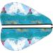Quick-Dry Hair Towel Wrap - Lighthouse Sea Port | Hair Drying Turban with Button for Effortless Drying - Buy Online on GoSupps.com