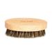 Minkissy Bartbrush mustache bush bristle brush men face cleaning brush razor brush man the face wood medium see illustration