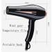 2400W professional hair dryer high-power salon hair dryer 2 speed 3 temperature setting (with group of nozzles *2 large hood three plug-in wiring accessories)-black - Buy Online on GoSupps.com