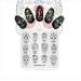 KADS 4pcs Halloween Nail Stamping Plates - DIY Nail Art Decoration Templates for Spooky Designs - Buy Online on GoSupps.com
