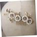 Ipetboom Bridal Shower Headpiece Rhinestone Hair Side Comb Crystal Bridal Hair Clips Rhinestone Hair Barrette Crystal Flower Hair Side Comb Rhinestones European and American Bride - Buy Online on GoSupps.com