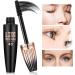 4D Silk Fiber Lash Mascara Waterproof Mascara for Longer Curler and Voluminous Eyelashes - Natural Formula Smudge-proof Mascara Lasting All Day for Slender Dense Lashes Black - Buy Online on GoSupps.com