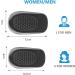 Uraqt Height Increase Insoles - 2 Pairs Comfortable Black Shoe Inserts for Men - Invisible 2.5cm Lift with Shock Absorption - Buy Online on GoSupps.com