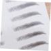 FRCOLOR 2pcs 3d Eyebrow Stickers Waterproof Stickers Makeup Tools Eyebrow Makeup Kit Woman Make up Stencil - Buy Online on GoSupps.com