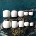 24 Pcs Pure White Press On Toenails - French Tip Square Acrylic Fake Toe Nails for Women - Buy Online on GoSupps.com