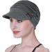 FocusCare Soft Chemo Scarves for Women | Bamboo Fabric Baseball Cap Turban for Hair Loss | Dark Health Gray - Buy Online on GoSupps.com