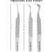 GMI Lash Tweezers - Set of 3 Fiber Tip Stainless Steel Extension Tweezers - Buy Online on GoSupps.com