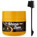 Edge Control Gel Set with Shine 'n Jam Extra Hold Hair Gel and 3-in-1 Edge Brush - Perfect Shine and Jam Hair Gel for Sleek Styles, Braiding Gel and Styling Gel