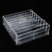 Ruiqas Acrylic Makeup Organizer - 8 Compartment Transparent Box for Lipstick & Eyeshadow - Buy Online on GoSupps.com