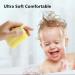Silicone Bathroom Brush & Massage Shampoo Dispenser - Soft Shower Cleaning Tool for Kids Pets & Adults - Yellow - Buy Online on GoSupps.com