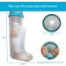 Tideshake Waterproof Leg Cast Cover - Adult Short Leg Protector for Shower - Reusable Cast Bag for Foot - Buy Online on GoSupps.com