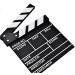 Marery Wooden Clapboard Director Film Movie Slateboard Clapper Board - Black - Buy Online on GoSupps.com